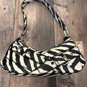 Brand new 3am by H&D accessories Black and White Zebra Print Women's Bag